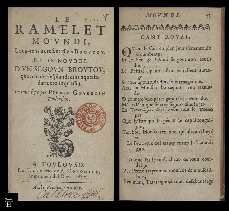 Le Ramelet moundi, 1637 | © BNF